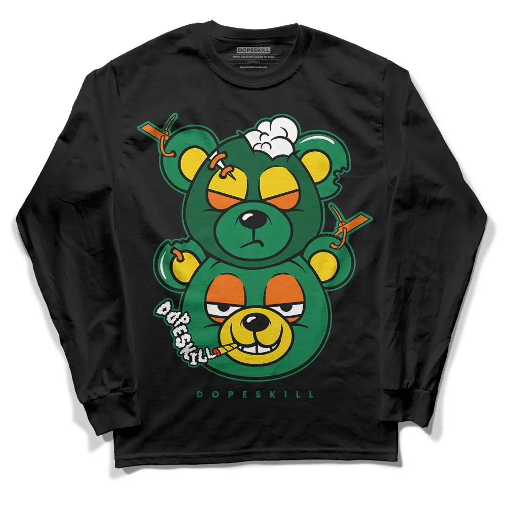 Green Collection DopeSkill Long Sleeve T-Shirt New Double Bear Graphic sold by DopeSkill product image thumbnail 2