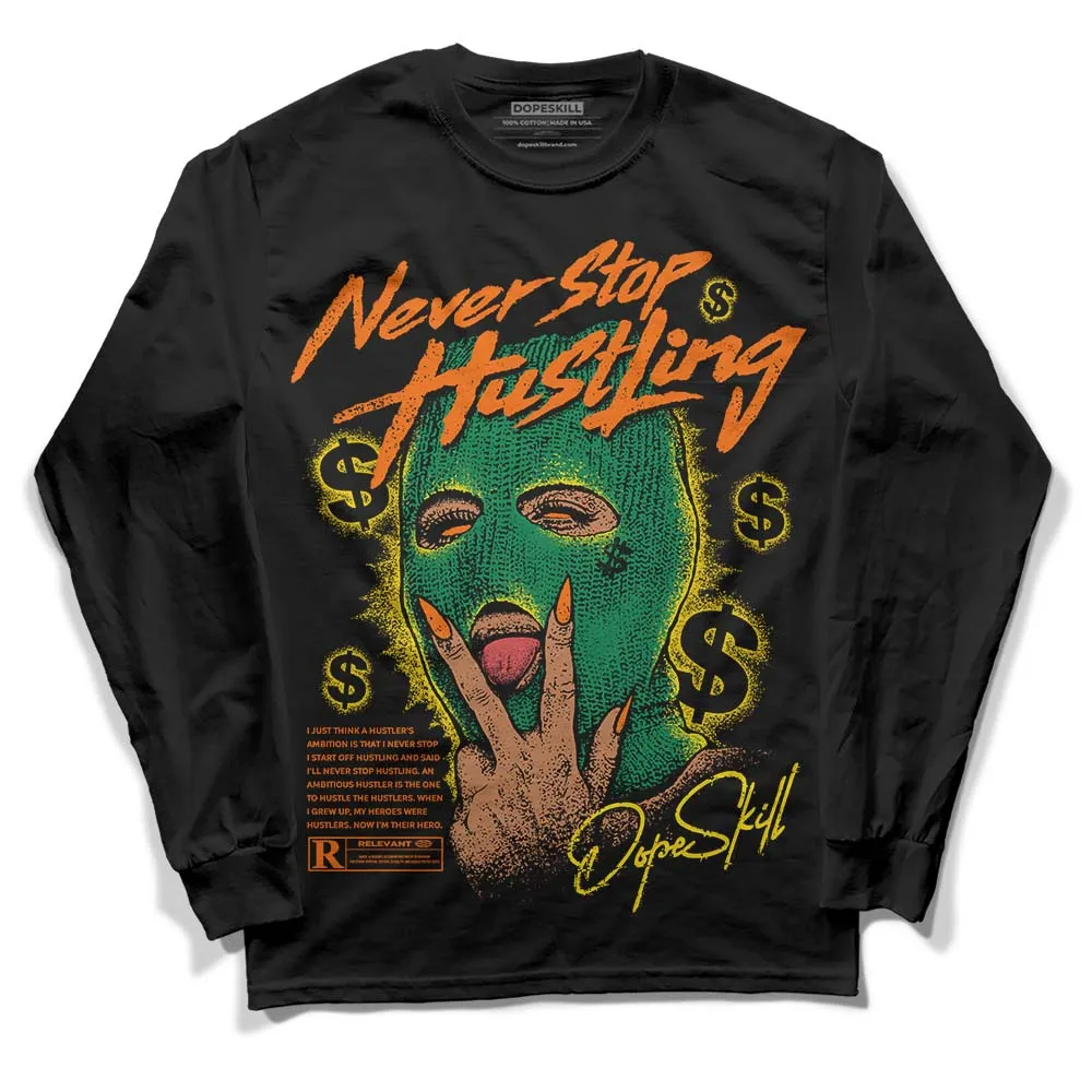 Green Collection DopeSkill Long Sleeve T-Shirt Never Stop Hustling Graphic sold by DopeSkill product image thumbnail 2