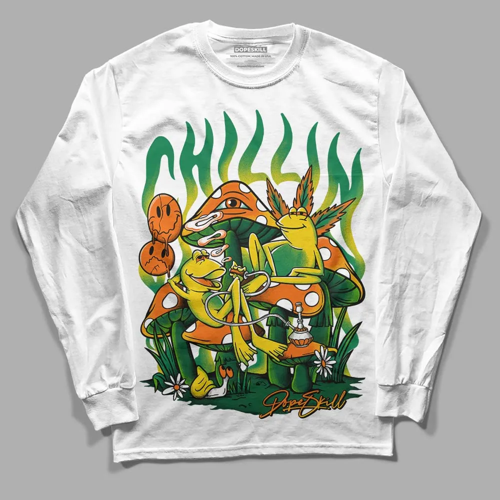Green Collection DopeSkill Long Sleeve T-Shirt Chillin Graphic sold by DopeSkill