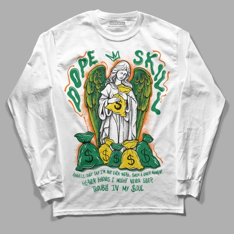 Green Collection DopeSkill Long Sleeve T-Shirt Angels Graphic sold by DopeSkill