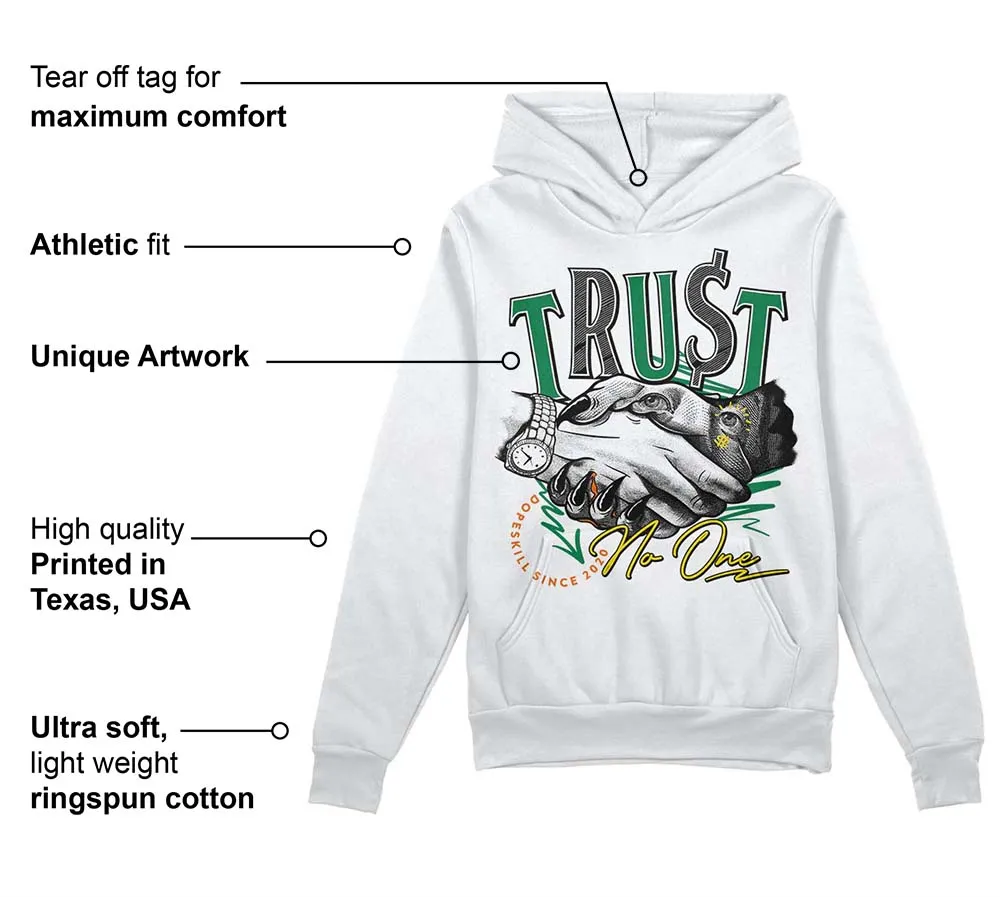 Green Collection DopeSkill Hoodie Sweatshirt Trust No One Graphic sold by DopeSkill product image thumbnail 3