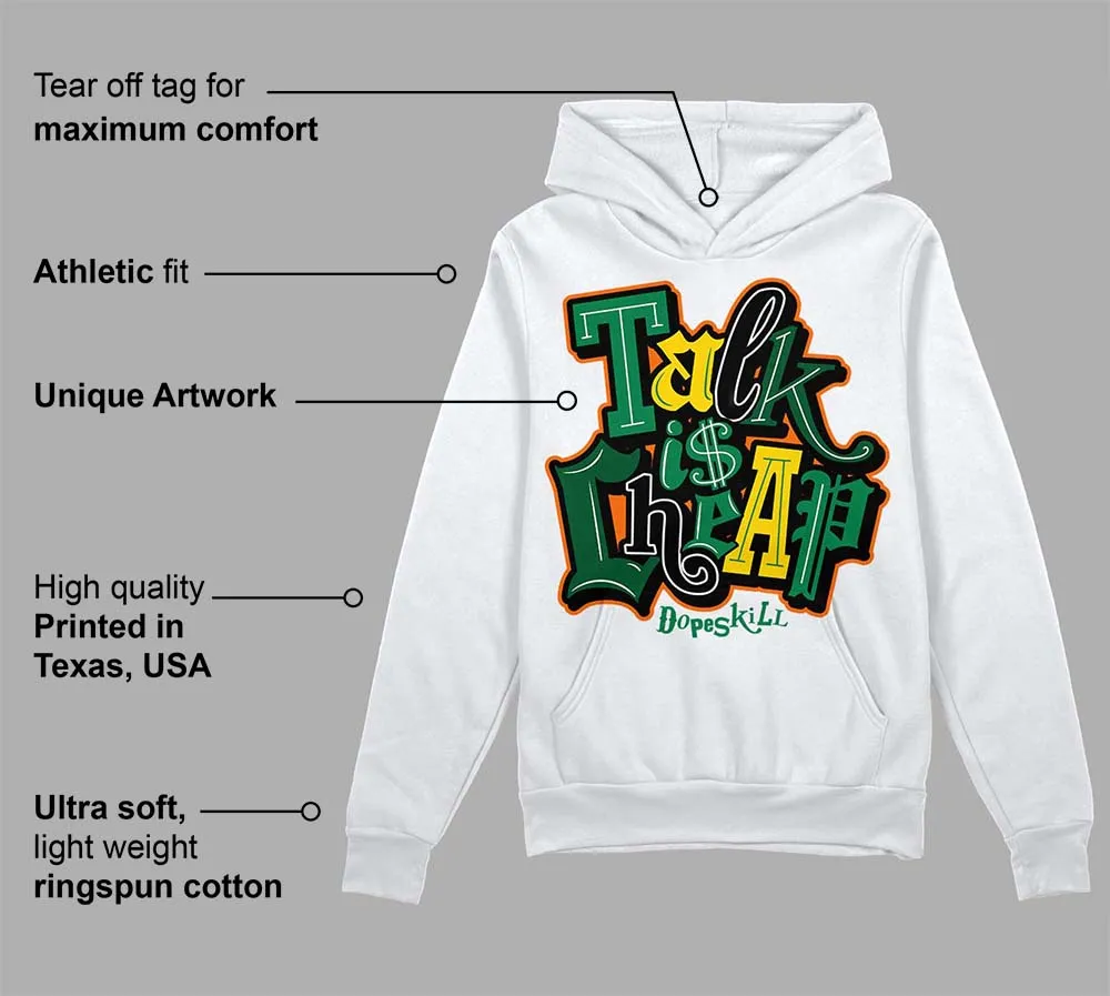 Green Collection DopeSkill Hoodie Sweatshirt Talk Is Chip Graphic sold by DopeSkill product image thumbnail 3