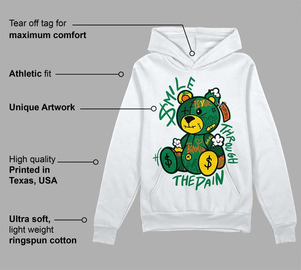 Green Collection DopeSkill Hoodie Sweatshirt Smile Through The Pain Graphic sold by DopeSkill product image thumbnail 3