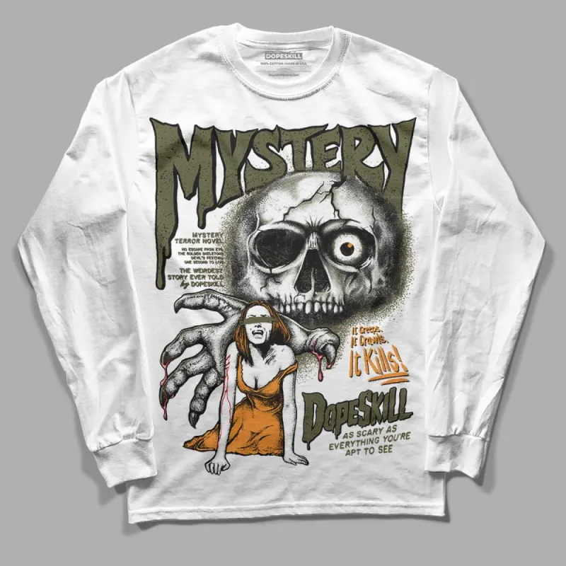 Olive 5s DopeSkill Long Sleeve T-Shirt Mystery Ghostly Grasp Graphic sold by DopeSkill