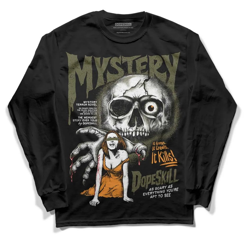 Olive 5s DopeSkill Long Sleeve T-Shirt Mystery Ghostly Grasp Graphic sold by DopeSkill product image thumbnail 2