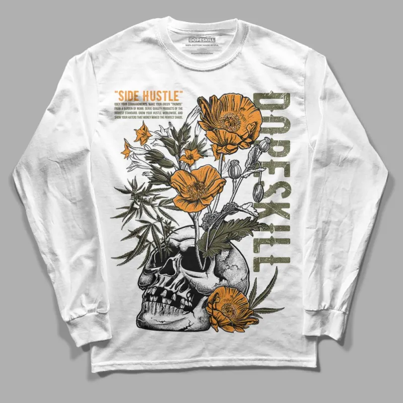 Olive 5s DopeSkill Long Sleeve T-Shirt Side Hustle Graphic sold by DopeSkill