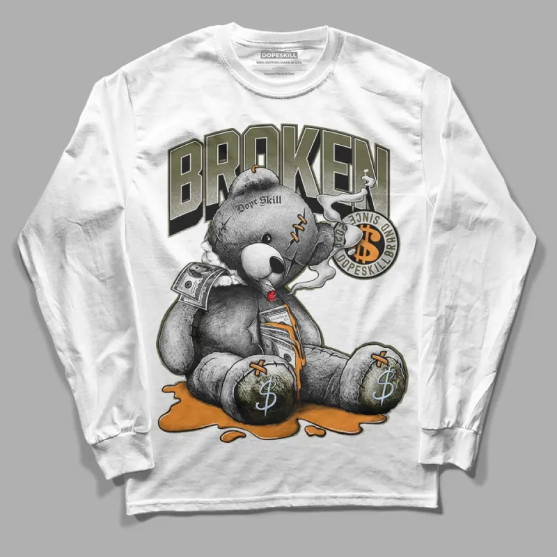 Olive 5s DopeSkill Long Sleeve T-Shirt Sick Bear Graphic sold by DopeSkill