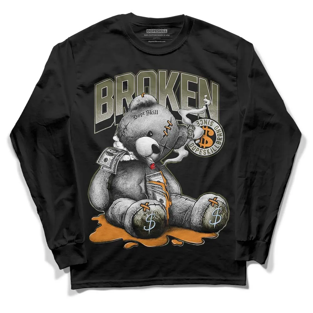 Olive 5s DopeSkill Long Sleeve T-Shirt Sick Bear Graphic sold by DopeSkill product image thumbnail 2