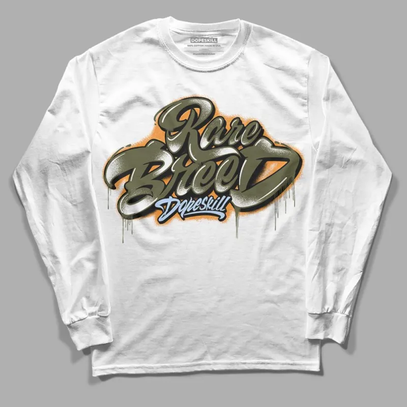 Olive 5s DopeSkill Long Sleeve T-Shirt Rare Breed Type Graphic sold by DopeSkill