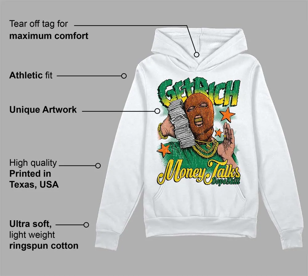 Green Collection DopeSkill Hoodie Sweatshirt Get Rich Graphic sold by DopeSkill product image thumbnail 3