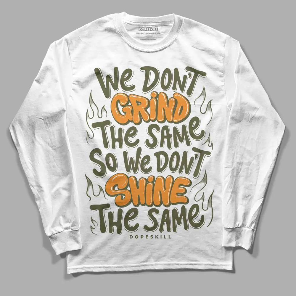Olive 5s DopeSkill Long Sleeve T-Shirt Grind Shine Graphic sold by DopeSkill