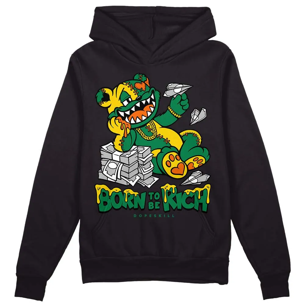 Green Collection DopeSkill Hoodie Sweatshirt Born To Be Rich Graphic sold by DopeSkill product image thumbnail 2