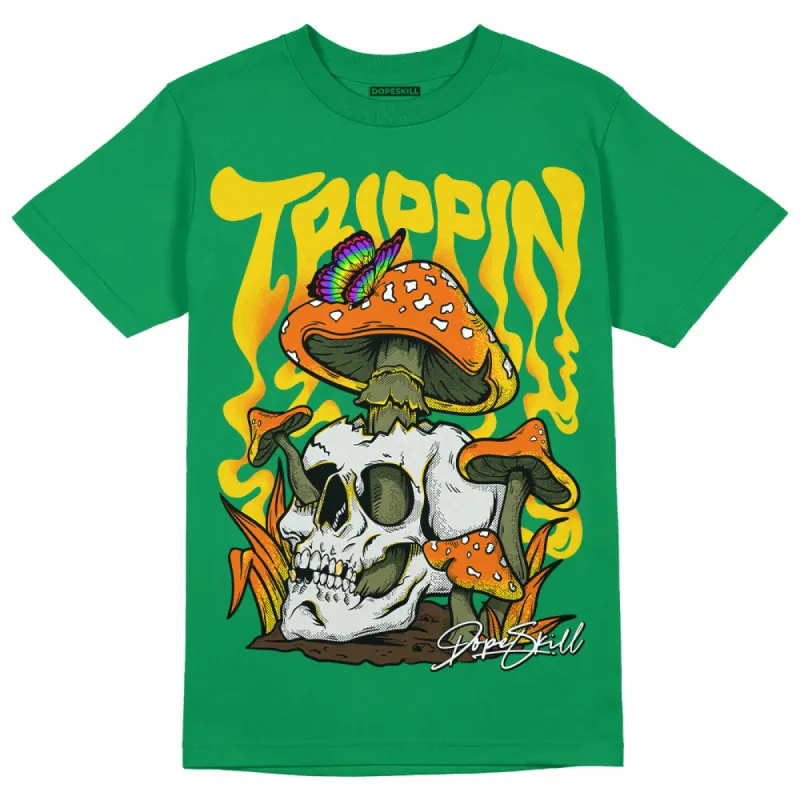Green Collection DopeSkill Green T-shirt Trippin Graphic sold by DopeSkill