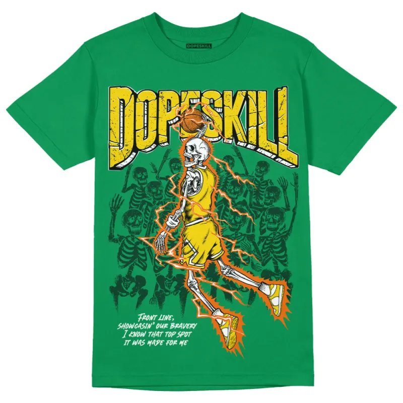 Green Collection DopeSkill Green T-shirt Thunder Dunk Graphic sold by DopeSkill