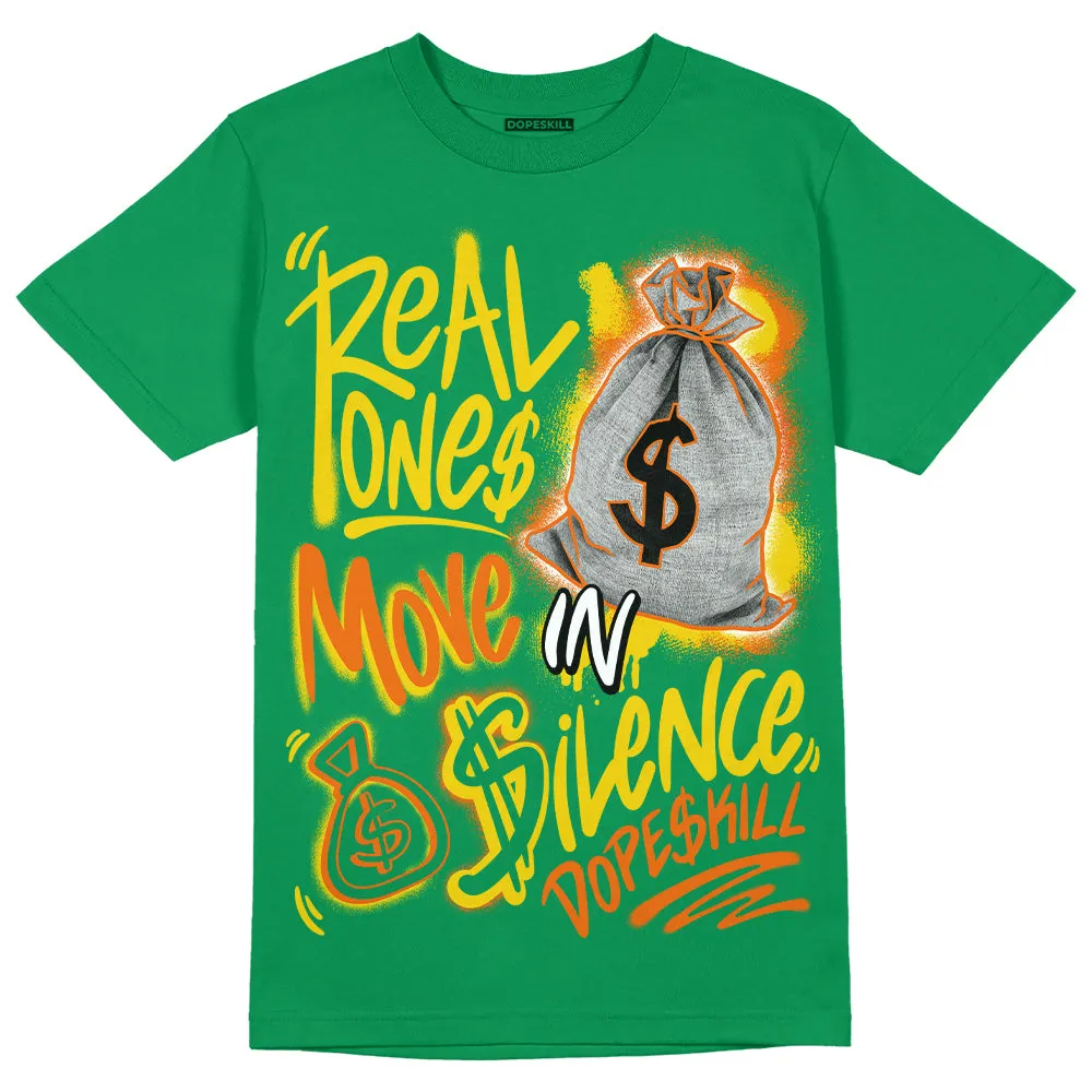 Green Collection DopeSkill Green T-shirt Real Ones Move In Silence Graphic sold by DopeSkill