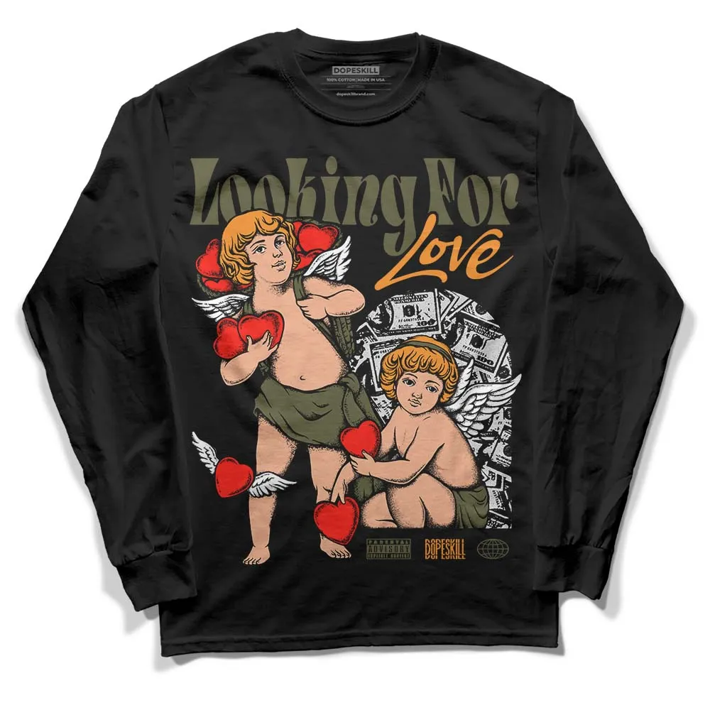 Olive 5s DopeSkill Long Sleeve T-Shirt Looking For Love Graphic sold by DopeSkill product image thumbnail 2