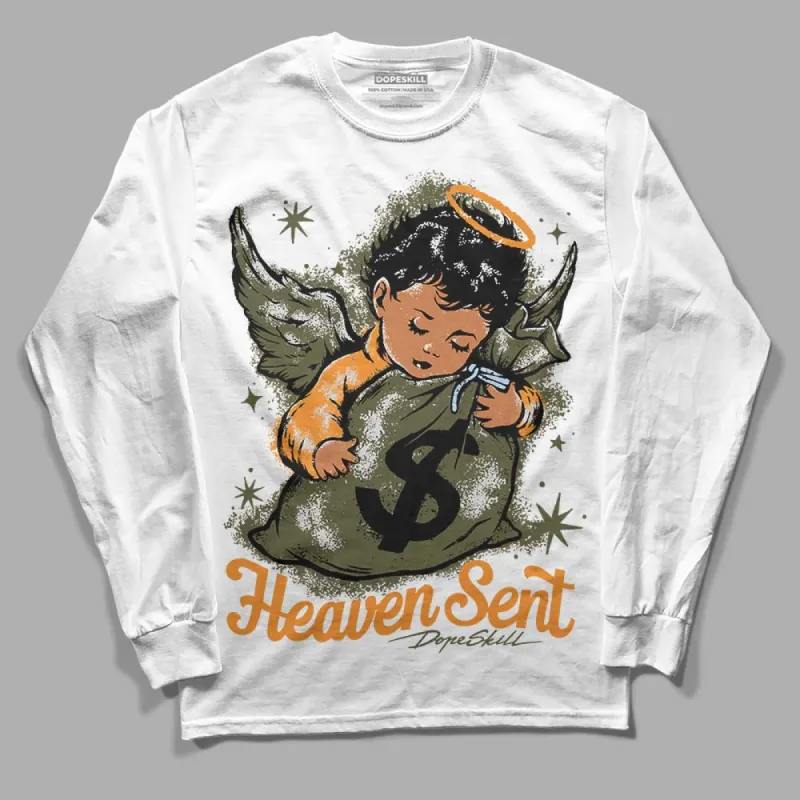 Olive 5s DopeSkill Long Sleeve T-Shirt Heaven Sent Graphic sold by DopeSkill