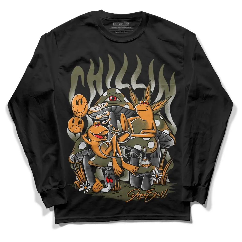 Olive 5s DopeSkill Long Sleeve T-Shirt Chillin Graphic sold by DopeSkill product image thumbnail 2