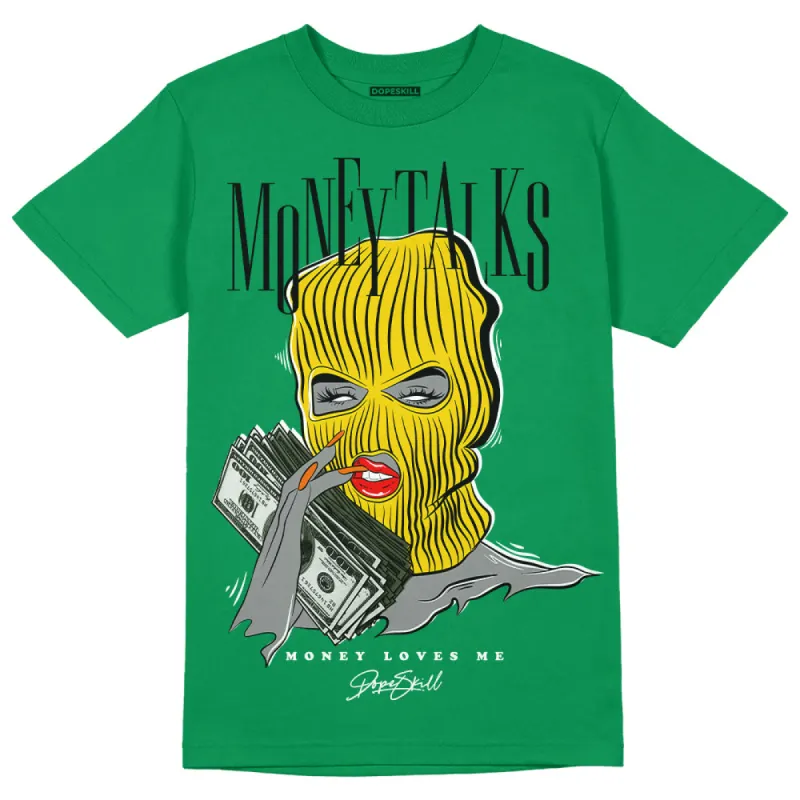 Green Collection DopeSkill Green T-shirt Money Talks Graphic sold by DopeSkill