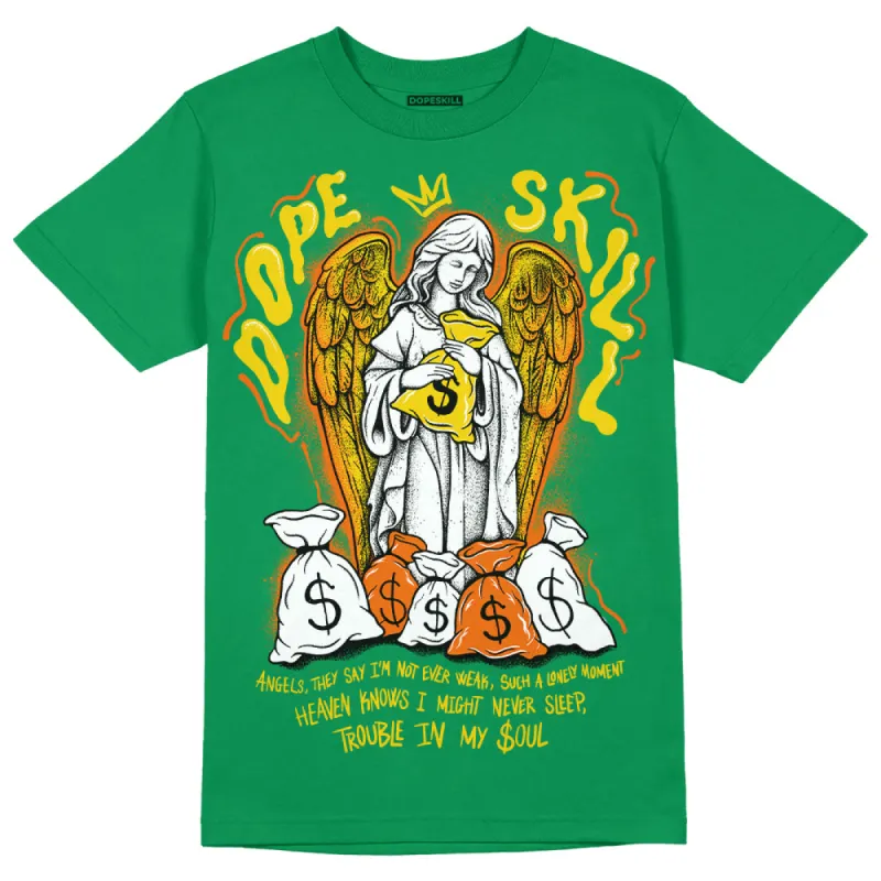 Green Collection DopeSkill Green T-shirt Angels Graphic sold by DopeSkill
