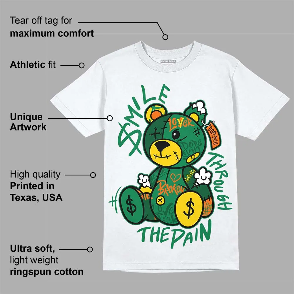 Green Collection DopeSkill T-Shirt Smile Through The Pain Graphic sold by DopeSkill product image thumbnail 3