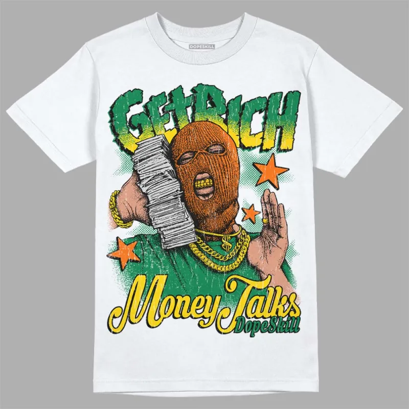 Green Collection DopeSkill T-Shirt Get Rich Graphic made by DopeSkill