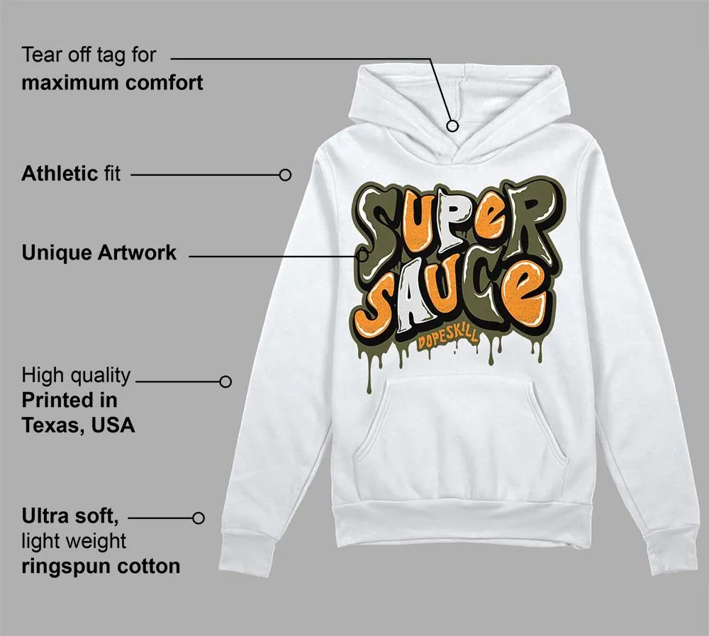 Olive 5s DopeSkill Hoodie Sweatshirt Super Sauce Graphic sold by DopeSkill product image thumbnail 3