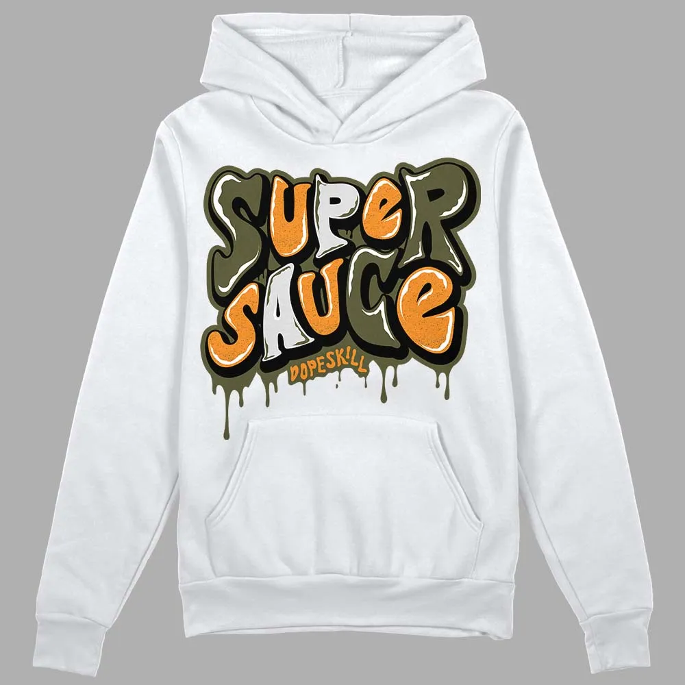 Olive 5s DopeSkill Hoodie Sweatshirt Super Sauce Graphic sold by DopeSkill