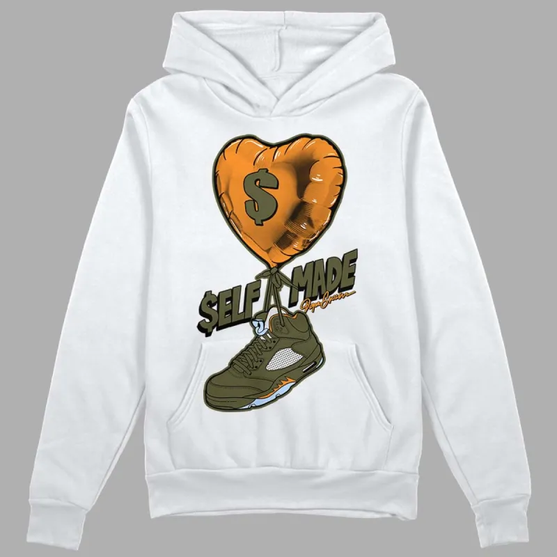 Olive 5s DopeSkill Hoodie Sweatshirt Self Made Graphic sold by DopeSkill
