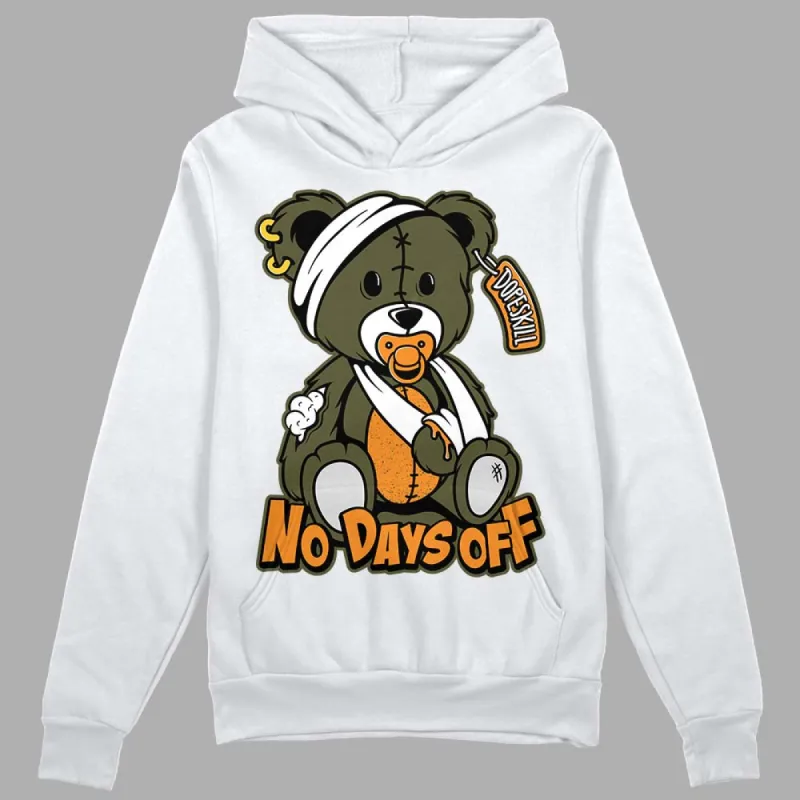 Olive 5s DopeSkill Hoodie Sweatshirt Hurt Bear Graphic sold by DopeSkill