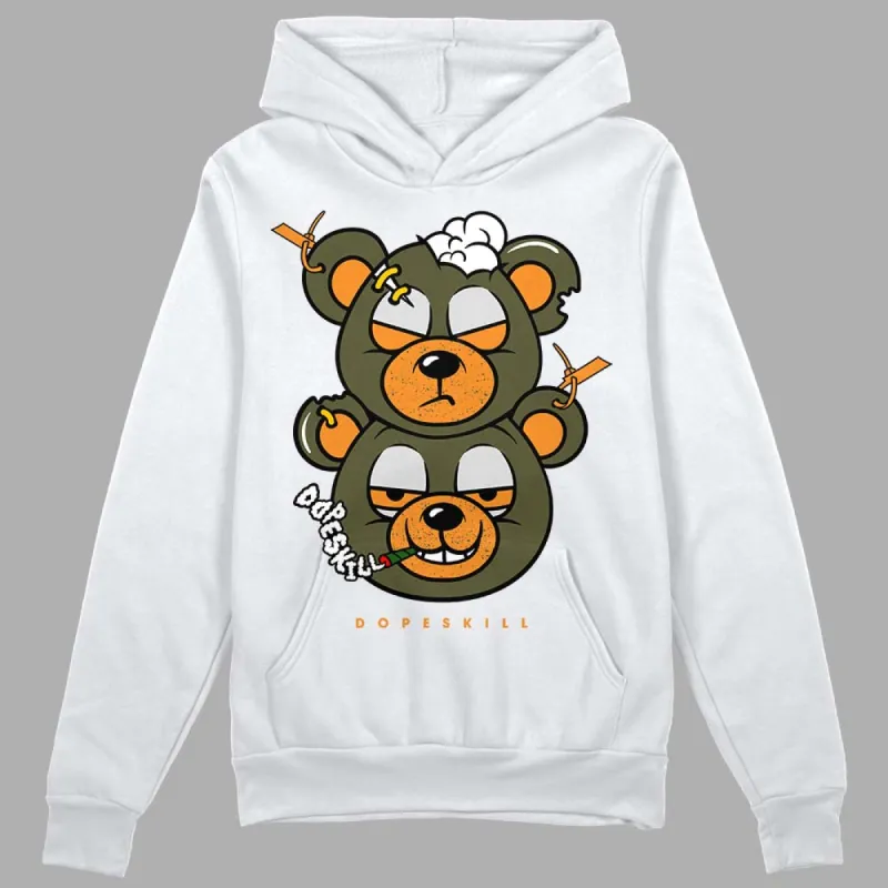 Olive 5s DopeSkill Hoodie Sweatshirt New Double Bear Graphic sold by DopeSkill