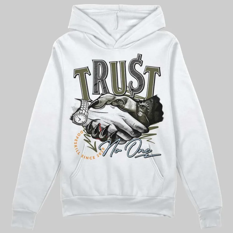 Olive 5s DopeSkill Hoodie Sweatshirt Trust No One Graphic sold by DopeSkill