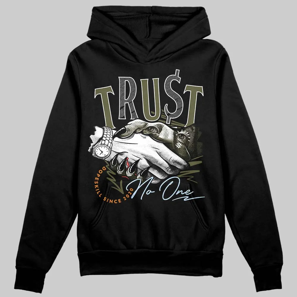 Olive 5s DopeSkill Hoodie Sweatshirt Trust No One Graphic sold by DopeSkill product image thumbnail 2