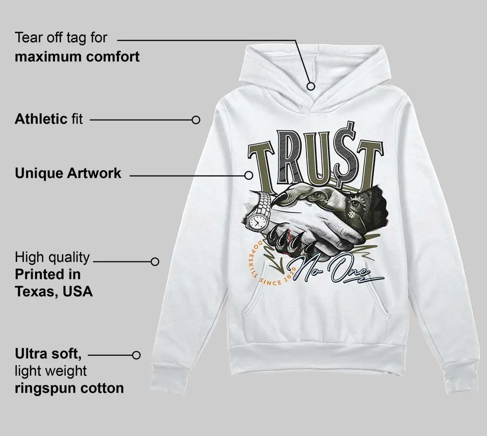 Olive 5s DopeSkill Hoodie Sweatshirt Trust No One Graphic sold by DopeSkill product image thumbnail 3