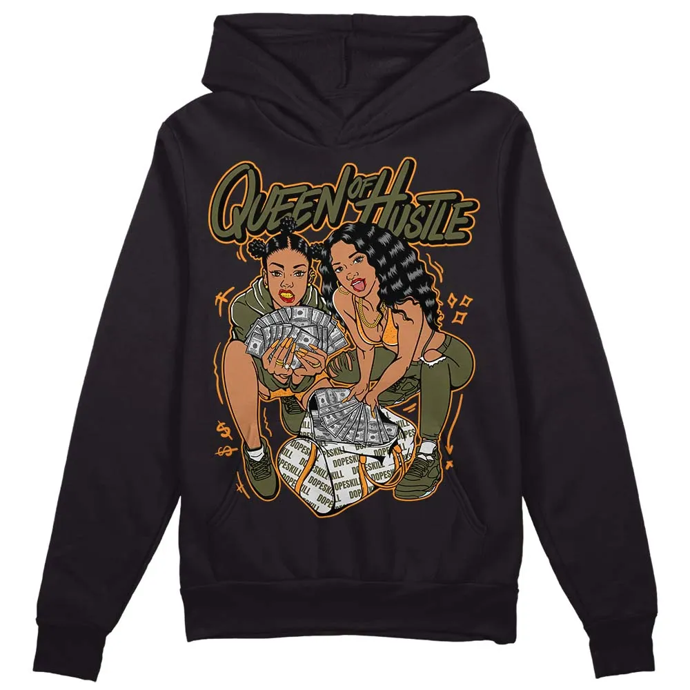 Olive 5s DopeSkill Hoodie Sweatshirt Queen Of Hustle Graphic sold by DopeSkill product image thumbnail 2
