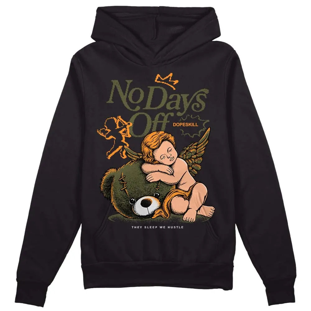 Olive 5s DopeSkill Hoodie Sweatshirt New No Days Off Graphic sold by DopeSkill product image thumbnail 2