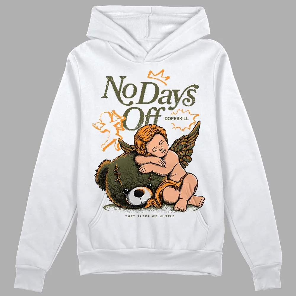 Olive 5s DopeSkill Hoodie Sweatshirt New No Days Off Graphic sold by DopeSkill