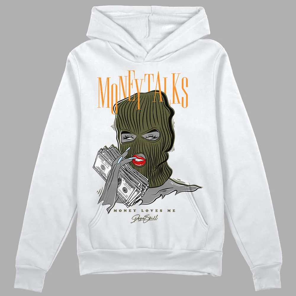 Olive 5s DopeSkill Hoodie Sweatshirt Money Talks Graphic sold by DopeSkill