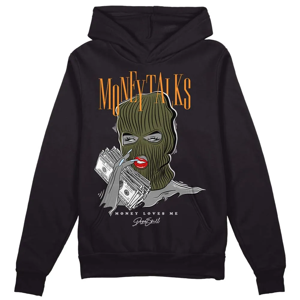 Olive 5s DopeSkill Hoodie Sweatshirt Money Talks Graphic sold by DopeSkill product image thumbnail 2