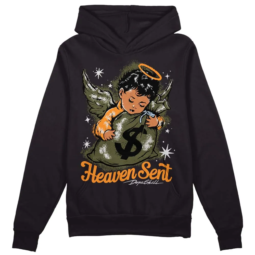 Olive 5s DopeSkill Hoodie Sweatshirt Heaven Sent Graphic sold by DopeSkill product image thumbnail 2