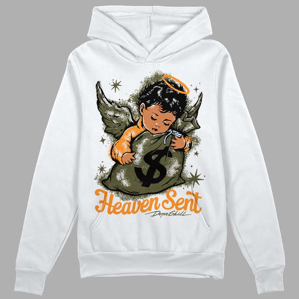 Olive 5s DopeSkill Hoodie Sweatshirt Heaven Sent Graphic sold by DopeSkill