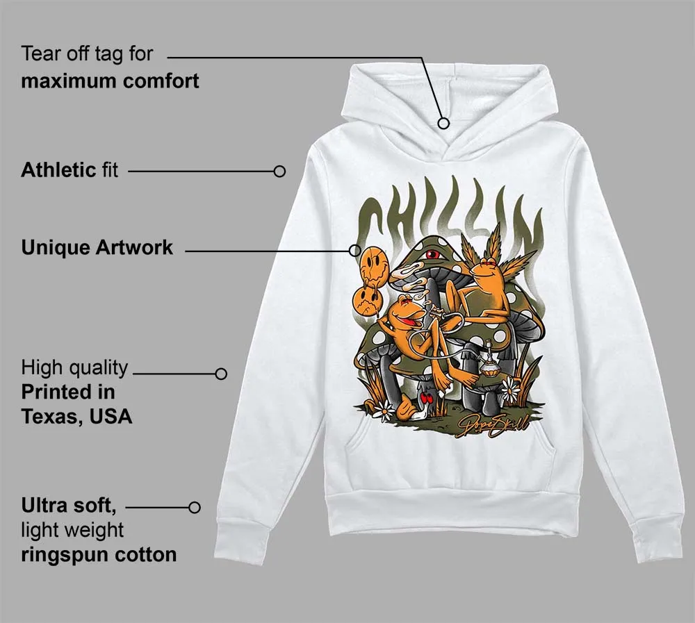 Olive 5s DopeSkill Hoodie Sweatshirt Chillin Graphic sold by DopeSkill product image thumbnail 3