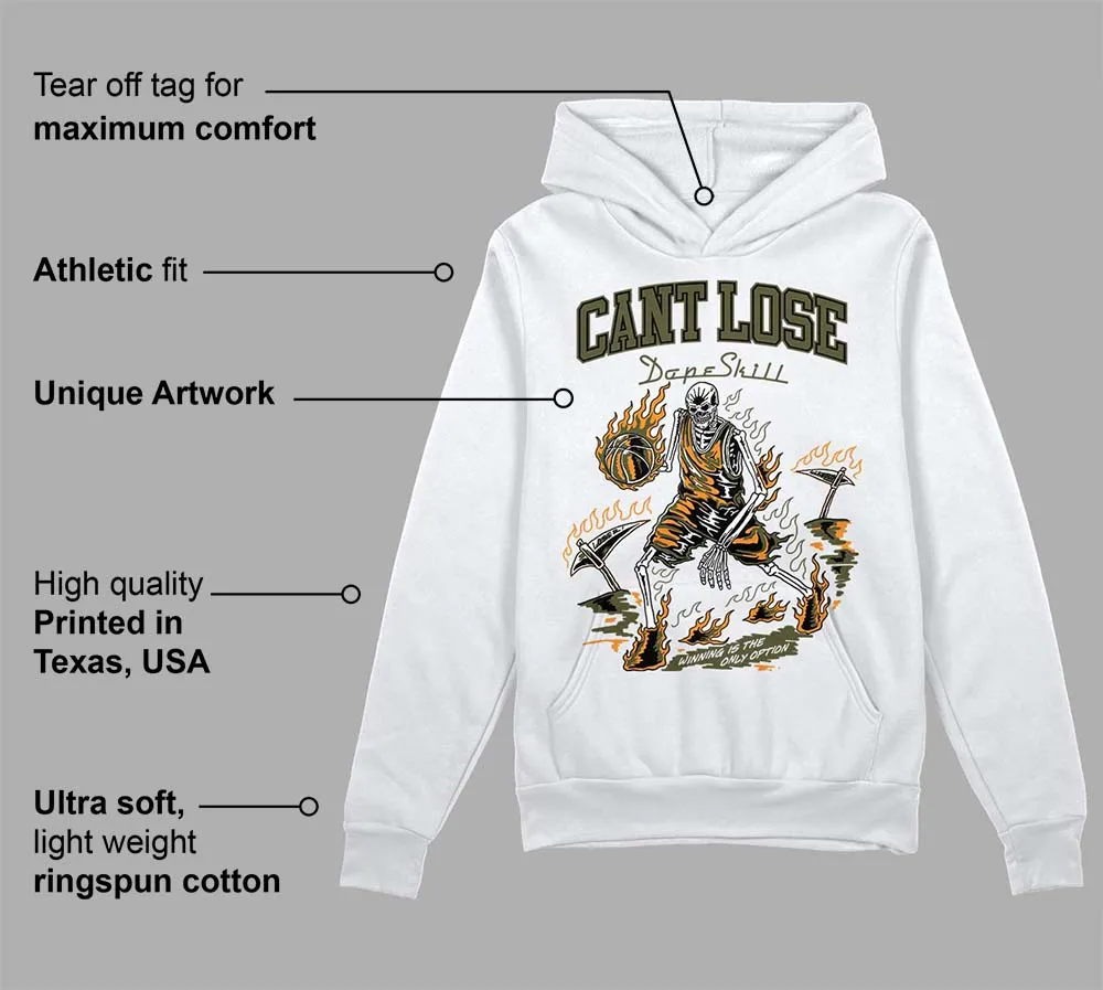 Olive 5s DopeSkill Hoodie Sweatshirt Cant Lose Graphic sold by DopeSkill product image thumbnail 3