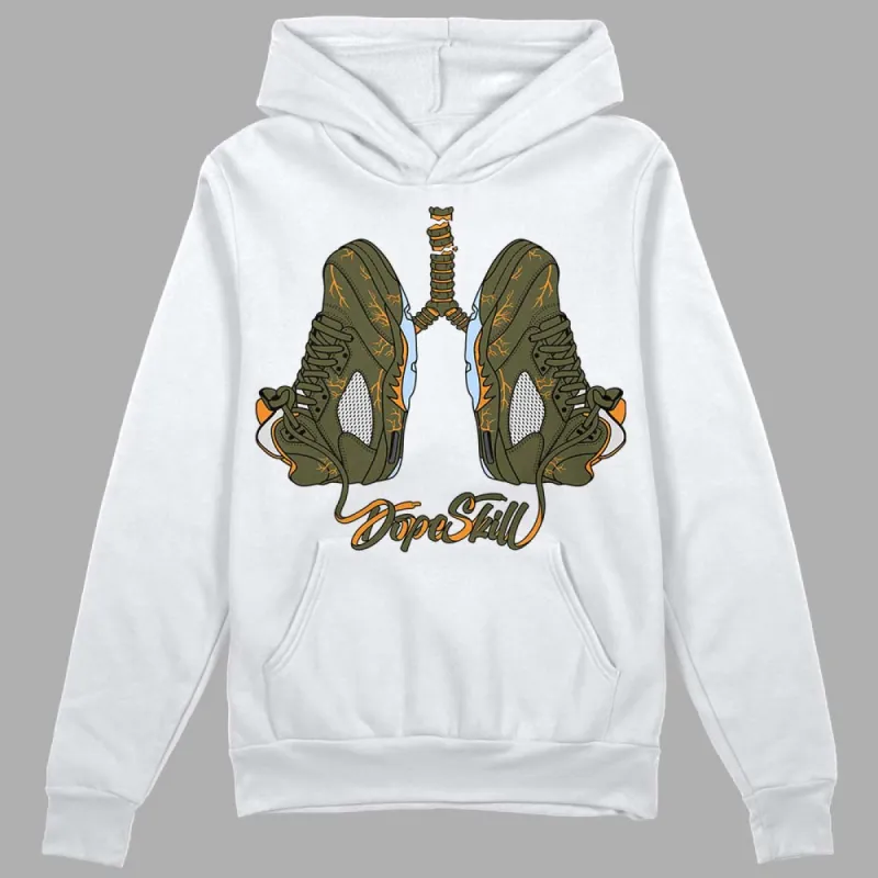 Olive 5s DopeSkill Hoodie Sweatshirt Breathe Graphic sold by DopeSkill