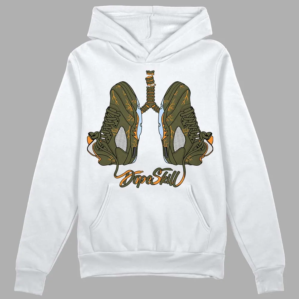 Olive 5s DopeSkill Hoodie Sweatshirt Breathe Graphic sold by DopeSkill