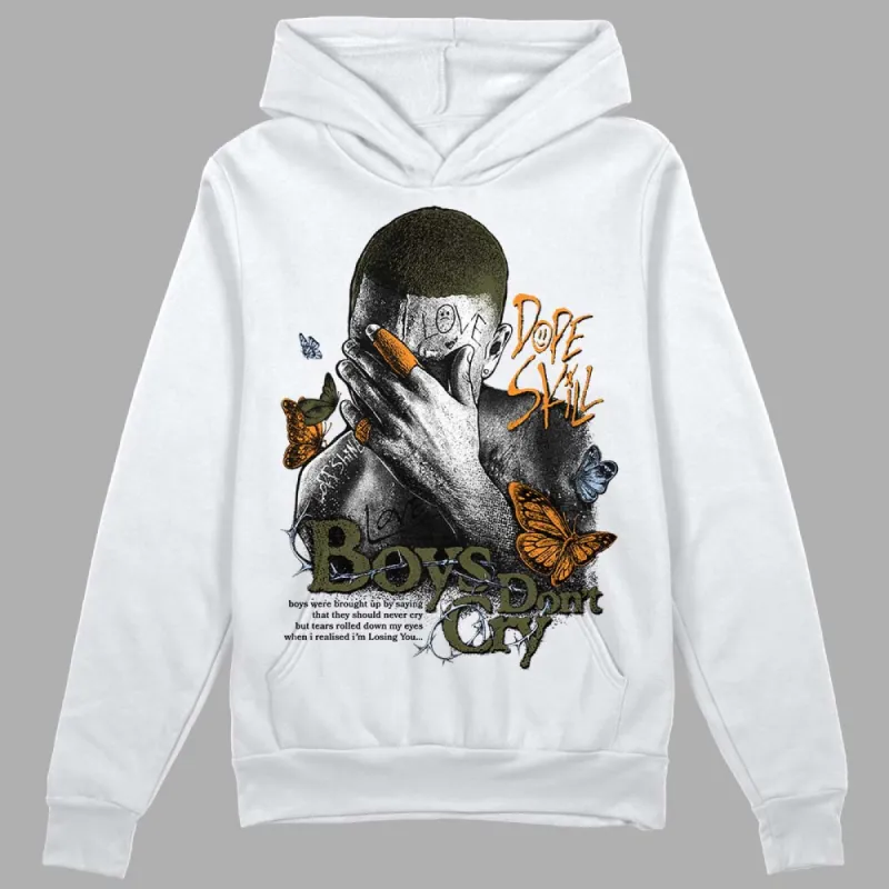 Olive 5s DopeSkill Hoodie Sweatshirt Boys Don't Cry Graphic sold by DopeSkill