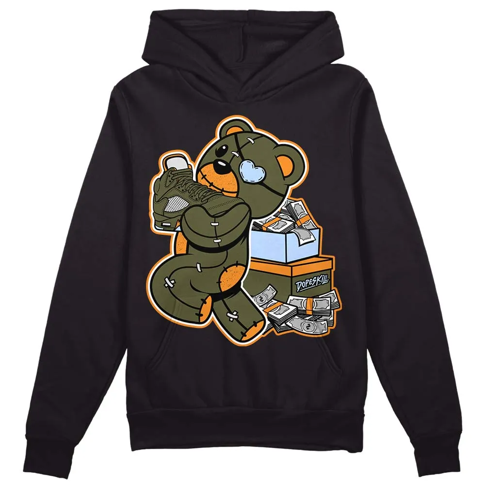 Olive 5s DopeSkill Hoodie Sweatshirt Bear Steals Sneaker Graphic sold by DopeSkill product image thumbnail 2