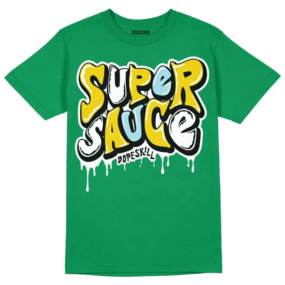 Lucky Green 5s DopeSkill Green T-shirt Super Sauce Graphic sold by DopeSkill