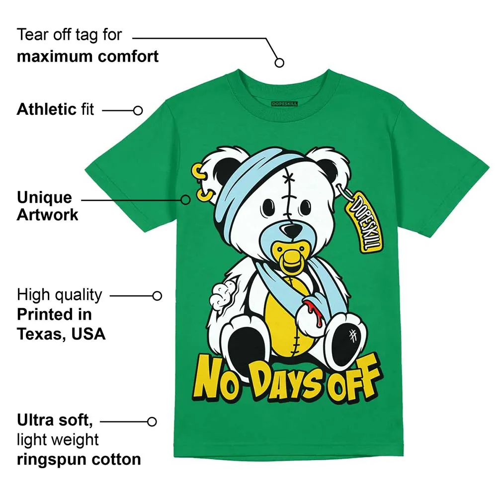 Lucky Green 5s DopeSkill Green T-shirt Hurt Bear Graphic sold by DopeSkill product image thumbnail 2