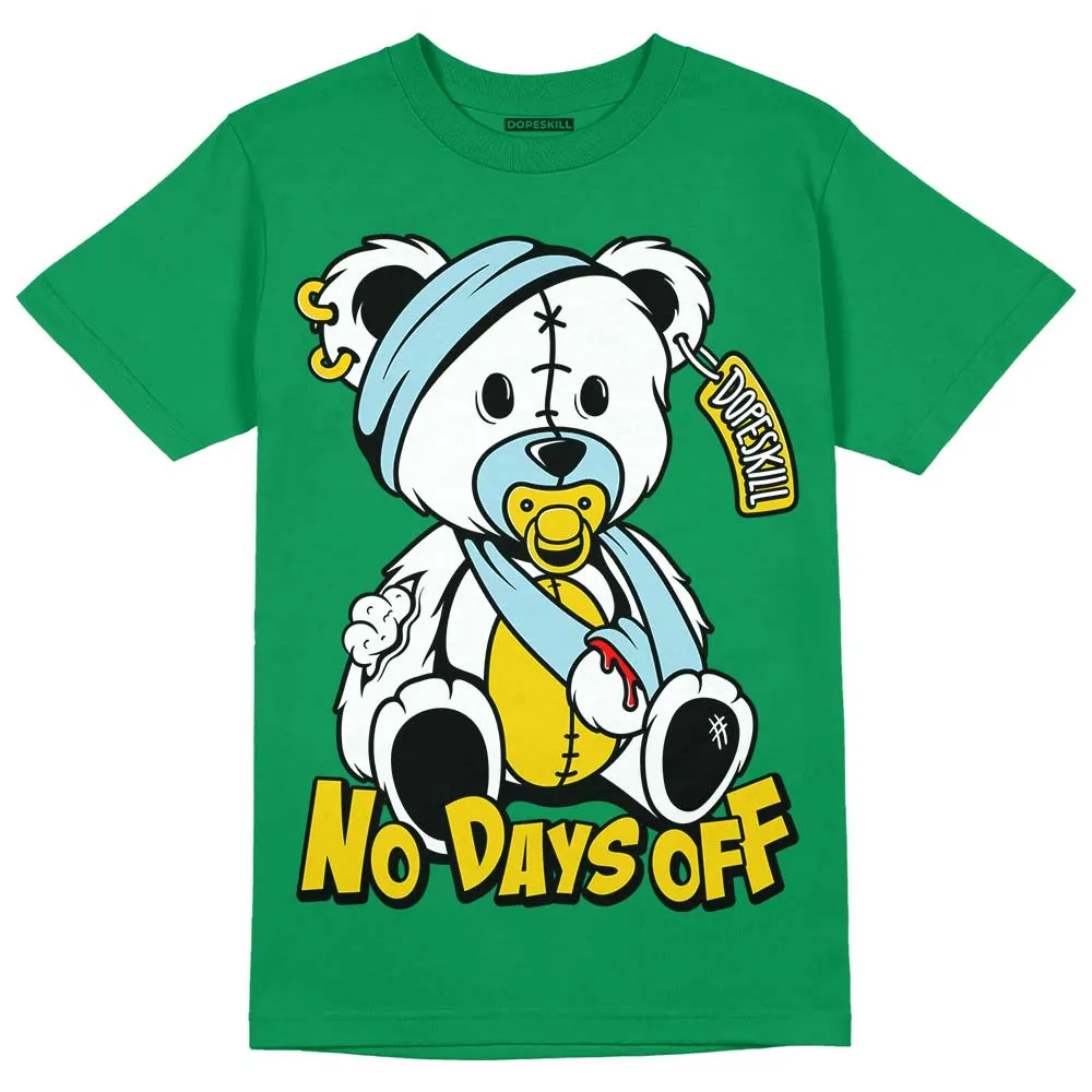 Lucky Green 5s DopeSkill Green T-shirt Hurt Bear Graphic sold by DopeSkill